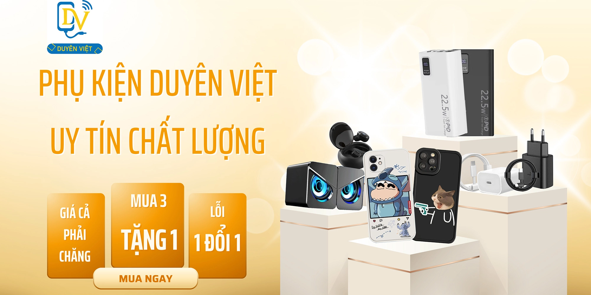 Banner Sale Phụ Kiện Duyên Việt - Shop Phụ Kiện Điện Thoại Tại Bắc Giang